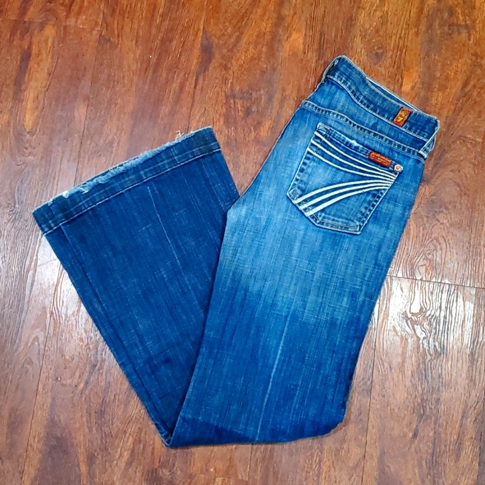 7 for all mankind  dojo flip flop size 26